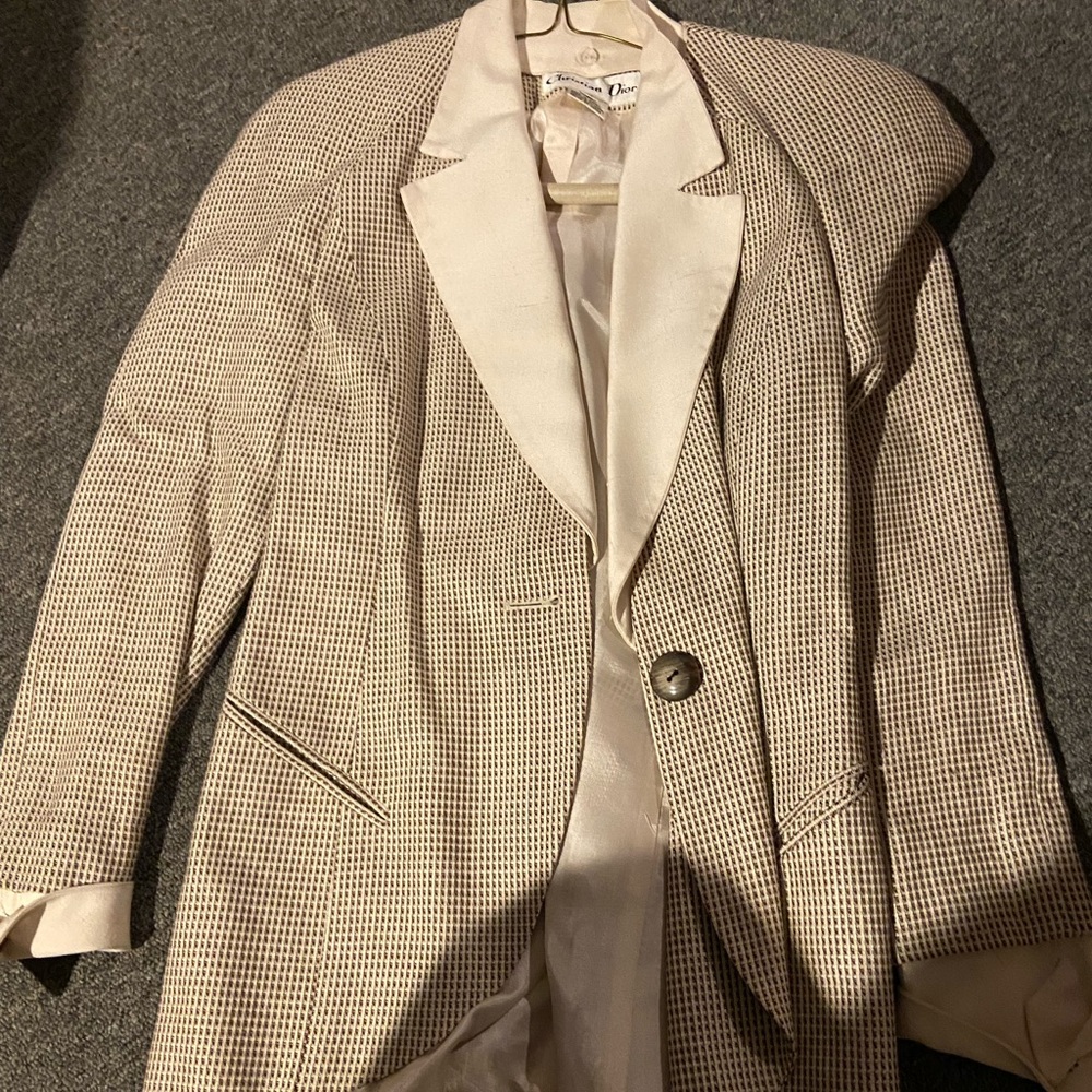 COPY - COPY - Christian Dior Cream Blazer Jacket